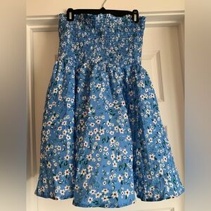 Loness strapless floral dress